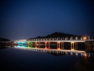 [NSP PHOTO]구미시 산호대교 야간경관 조성사업 마무리
