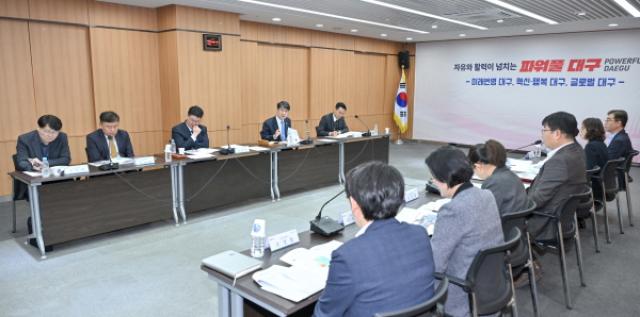 [NSP PHOTO]대구시 정책 브리핑 경북도청 후적지 문화예술허브 추진뮤지컬미술 인프라 확대