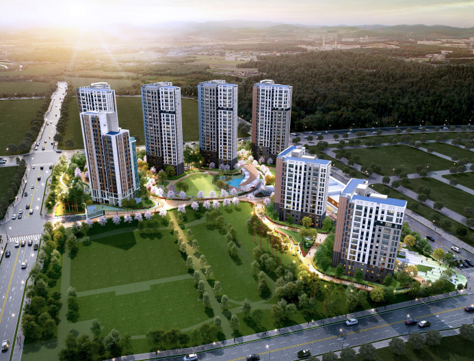 NSP통신-고덕 자연앤하우스디 조감도 이미지 GH