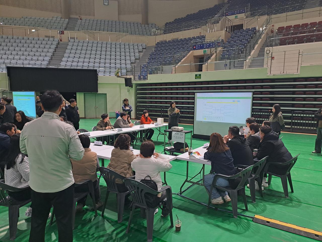 NSP통신-이날 행사는 대진 추첨에 앞서 대회 관계자와 각 시군 체육회 관계자들이 참석한 가운데 개회식 운영 방향과 주요 프로그램을 공유하는 설명회와 함께 진행됐다 사진 안동시