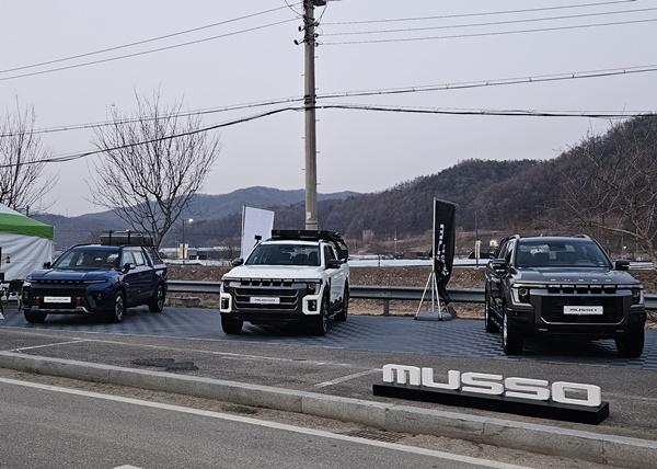 NSP통신-양평단월고로쇠축제에 전시된 KGM차량 (사진 = KGM)