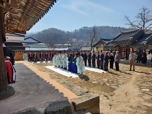 [NSP PHOTO]장수군 춘기 석전대제 봉행충효예절 가치 확산