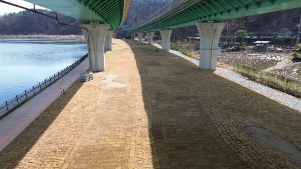 -3월말 준공 예정인 기흥호수공원 파크골프장 사진 용인특례시