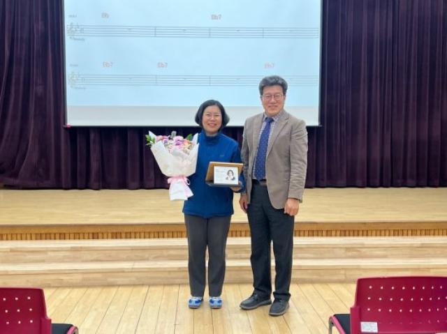 [NSP PHOTO]박경미 전남도의원 광양 중마노인복지관 감사패 영예