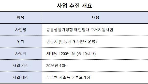 -사업 추진 개요 표 NSP통신