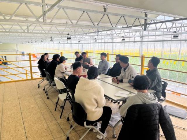 [NSP PHOTO]봉화군 임대형 스마트팜 입주농과 유통업무협의 간담회 가져