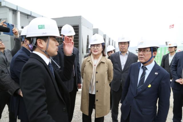 [NSP PHOTO]기후에너지환경부 장관 스마트팜혁신밸리 수열에너지 도입 현장 방문