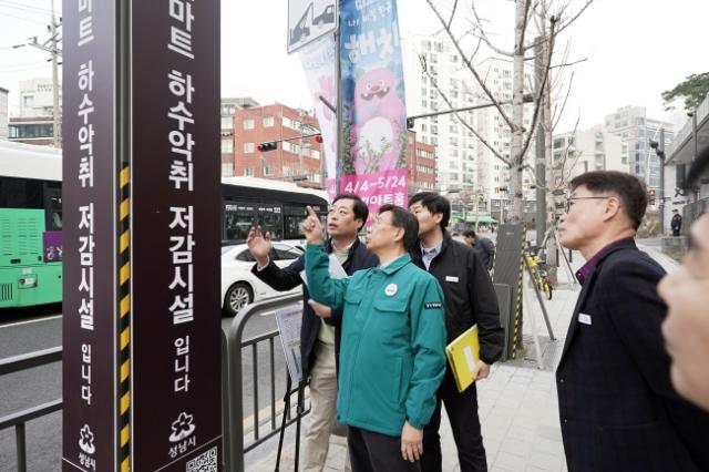 [NSP PHOTO]바뀌는우리동네성남시 원도심 하수관로 분류식 전환 추진