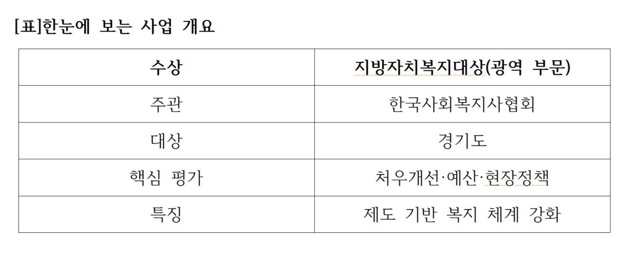 -표한눈에 보는 사업 개요 표 NSP통신