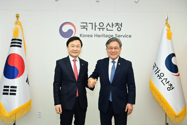 -고령군은 30일 허민 국가유산청장과 면담을 가졌다 사진 고령군