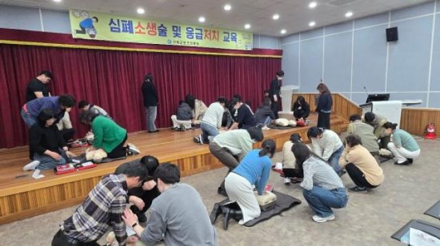 [NSP PHOTO]구례군 심폐소생술 및 응급처치 교육 실시
