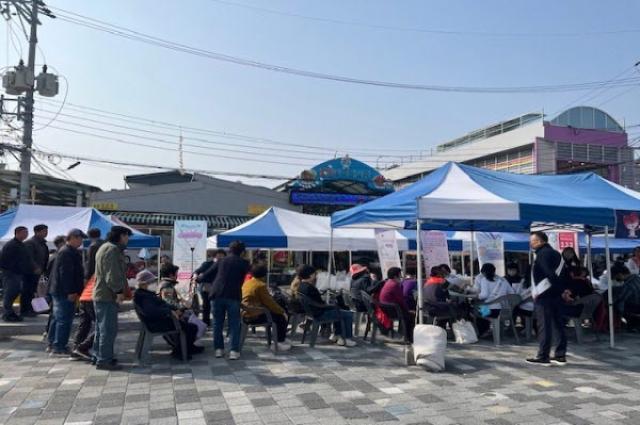 [NSP PHOTO]울진군 제16회 결핵 예방의 날 맞아 합동 캠페인 전개