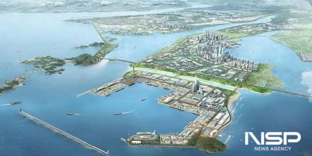 [NSP PHOTO]군산시 새만금항신항 군산 해역에 조성행정주권 사수 총력