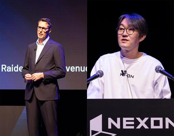 -패트릭 쇠더룬드 회장과 이정헌 대표우 사진 넥슨