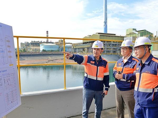 -울산 온산 제련소를 찾은 최윤범 고려아연 회장 사진 고려아연