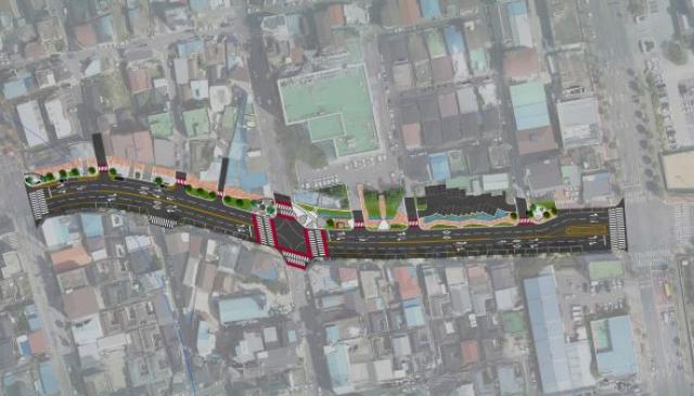 [NSP PHOTO]안동시 안기천 생태물길 복원사업 진행중