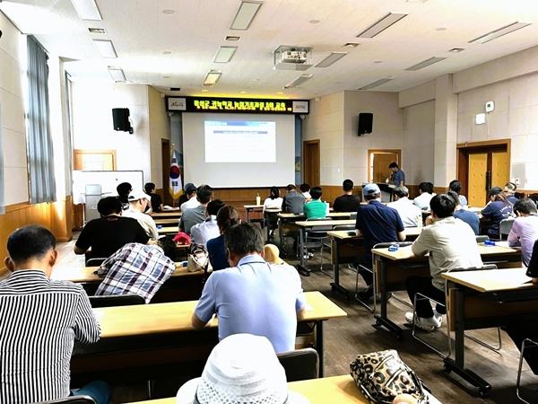 -장성군이 지난 해 실시한 귀농교육 사진 장성군