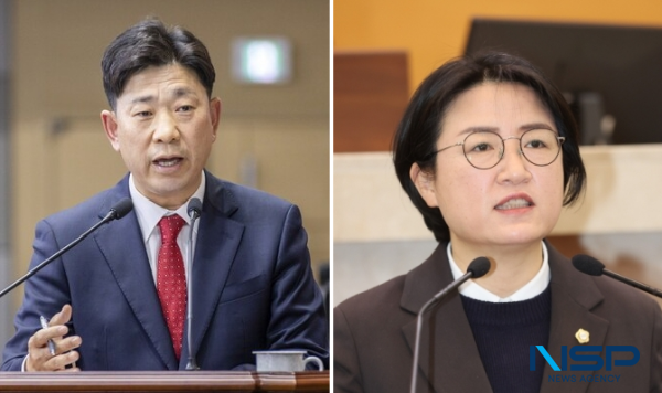 -왼쪽부터박용선 정 경상북도의원 박희정 정 포항시의원 사진 NSP통신