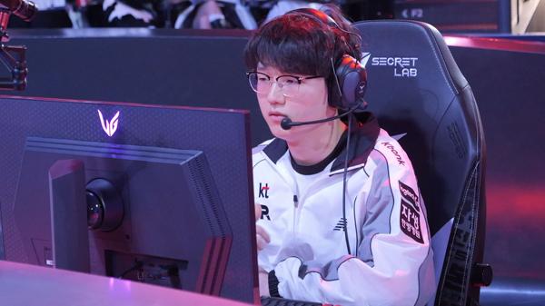 -2026 LCK 정규 시즌 1주 차 T1전에서 POM으로 선정된 KT 롤스터 퍼펙트 이승민 선수 사진 라이엇게임즈