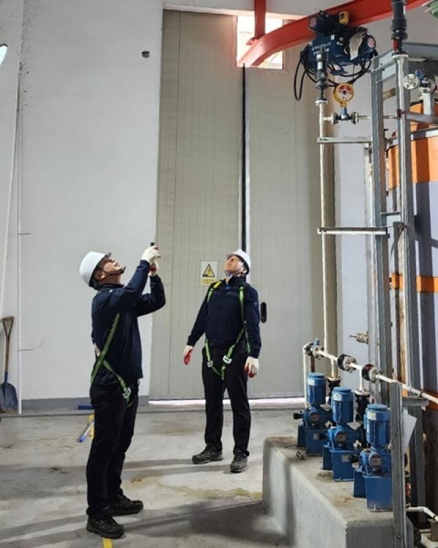 [NSP PHOTO]나주시 해빙기 대비 상하수도 시설 67개소 안전 점검실시