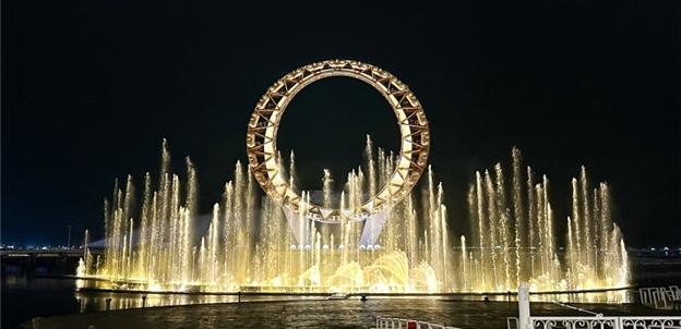 -여수세계박람회장 빅오 해상분수쇼의 한장면 사진 엑스포관리