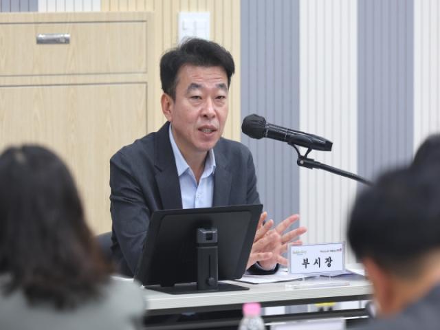 [NSP PHOTO]경주시 권한대행 주재 4월 읍면동장 회의 개최 시정 주요 현안 점검