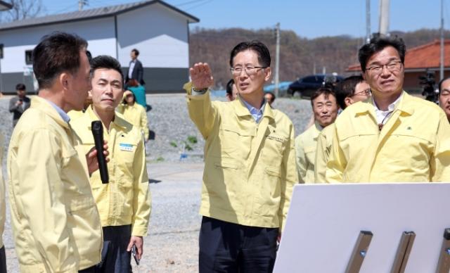 [NSP PHOTO]경북도 초대형 산불 피해극복 현장 회의복구재건에 가속도