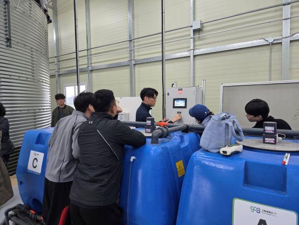 -봉화군 임대형스마트팜 순환식 양액재배로 비료사용 줄인다 순환식 양액재배 시스템 기술교육 화학비료와 농업용수 30 절감기대 사진 봉화군