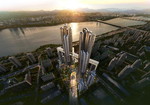 [NSP PHOTO]포스코이앤씨 신반포 1925차에 분담금 제로조합원 전 세대 한강 조망 제안