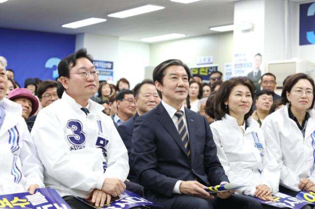 [NSP PHOTO]명창환 여수시장 예비후보 선거사무소 개소식강한 여수 강한 시장