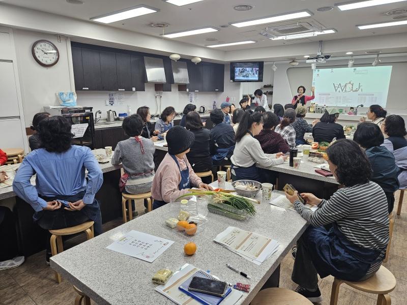 -12일 서울캠퍼스에서 2026학년도 약선 푸드케어 심화 과정 실습이 진행되고 있다 사진 원광디지털대학교