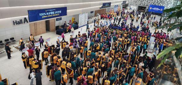 -안동국제컨벤션센터ADCO에서 열린 국제라이온스협회 경북지구 제38회 지구연차대회가 3500여 명의 회원과 관계자들의 뜨거운 성원 속에 마무리됐다 사진 안동시