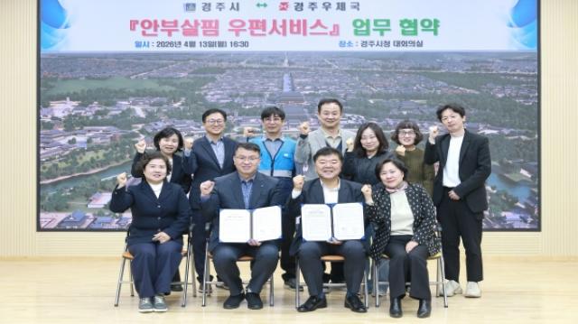 [NSP NEWS Image]경주시경주우체국 안부살핌 우편서비스 협약고독사 예방 강화