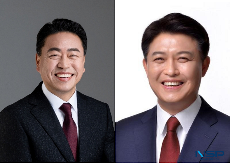 -왼쪽부터조주홍 예비후보 이희진 전 영덕군수 사진 NSP통신 편집