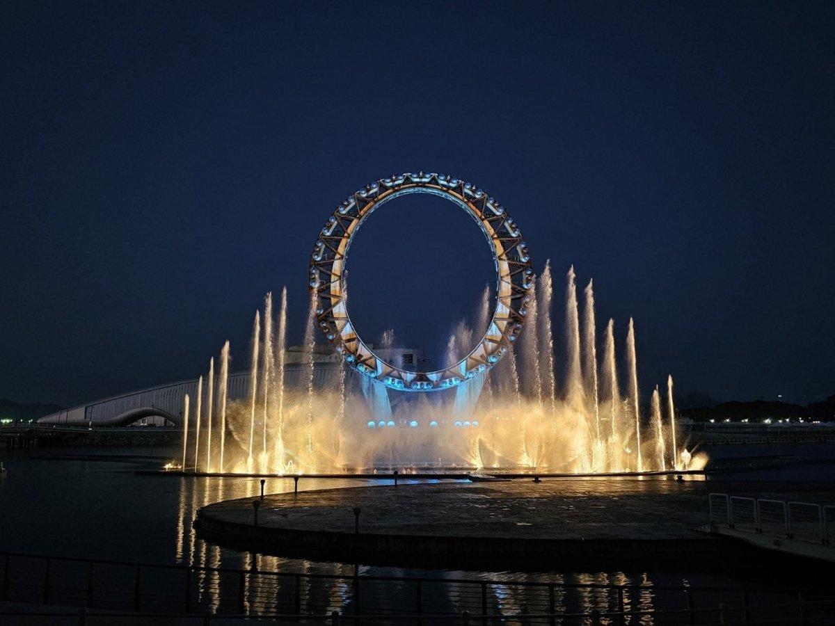 -빅오 해상분수쇼 사진 여수광양항만공사