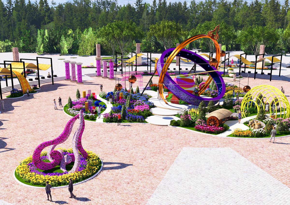 -시간여행자의 정원 조감도 사진 고양시