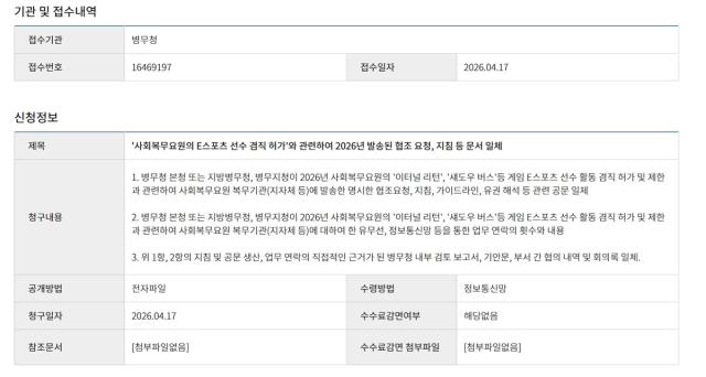 [NSP NEWS Image]한국게임이용자협회G식백과 사회복무요원 e스포츠 겸직 제한 대응 본격화