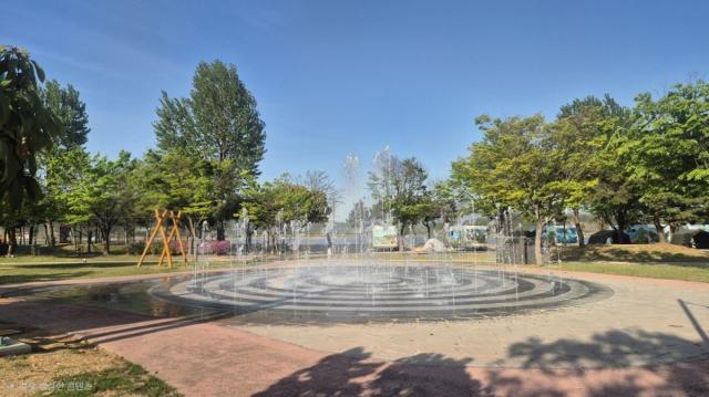 [NSP NEWS Image]광양시 배알도 별빛야영장 바닥분수쿨링포그 오는 20일부터 본격 가동