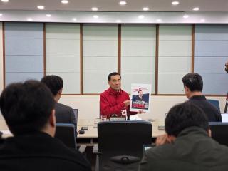 (NSP NEWS Image)[6.3지방선거]김진태 강원도지사 후보, 반값 육아용품 지원 공약 내놓고 도민공약단 구축