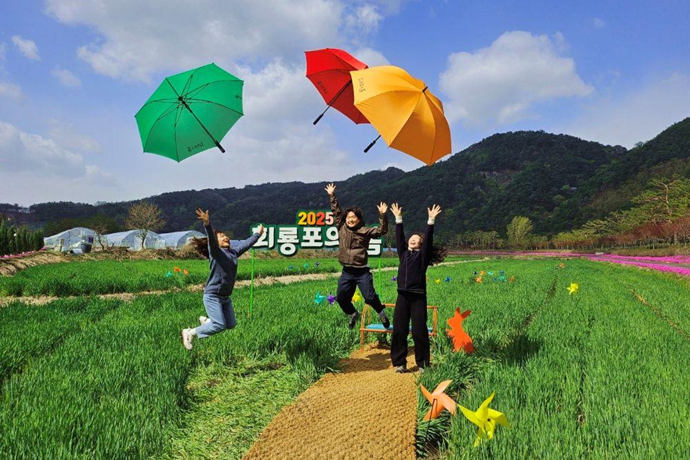 -회룡포로 떠나는 봄날 감성 나들이 2026 예천 회룡포 봄나들이 축제 개막 오는 25일부터 5월 5일까지 주말휴일마다 오감 만족 프로그램 한가득 2026 예천 용궁순대축제와 동시 개막 즐기고 머물며 맛보는 봄 축제 완성 사진 예천군