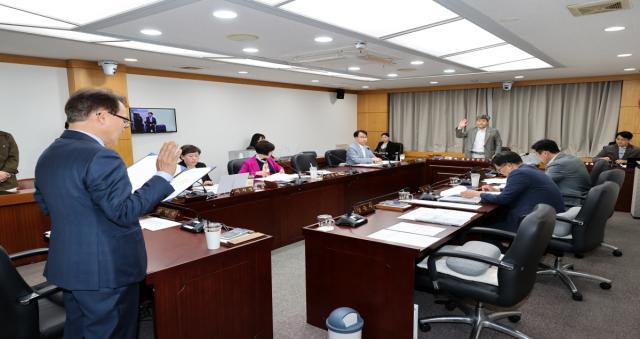 [NSP NEWS Image]구미시의회 제295회 임시회 폐회중 제3차 인사청문특별위원회 개최