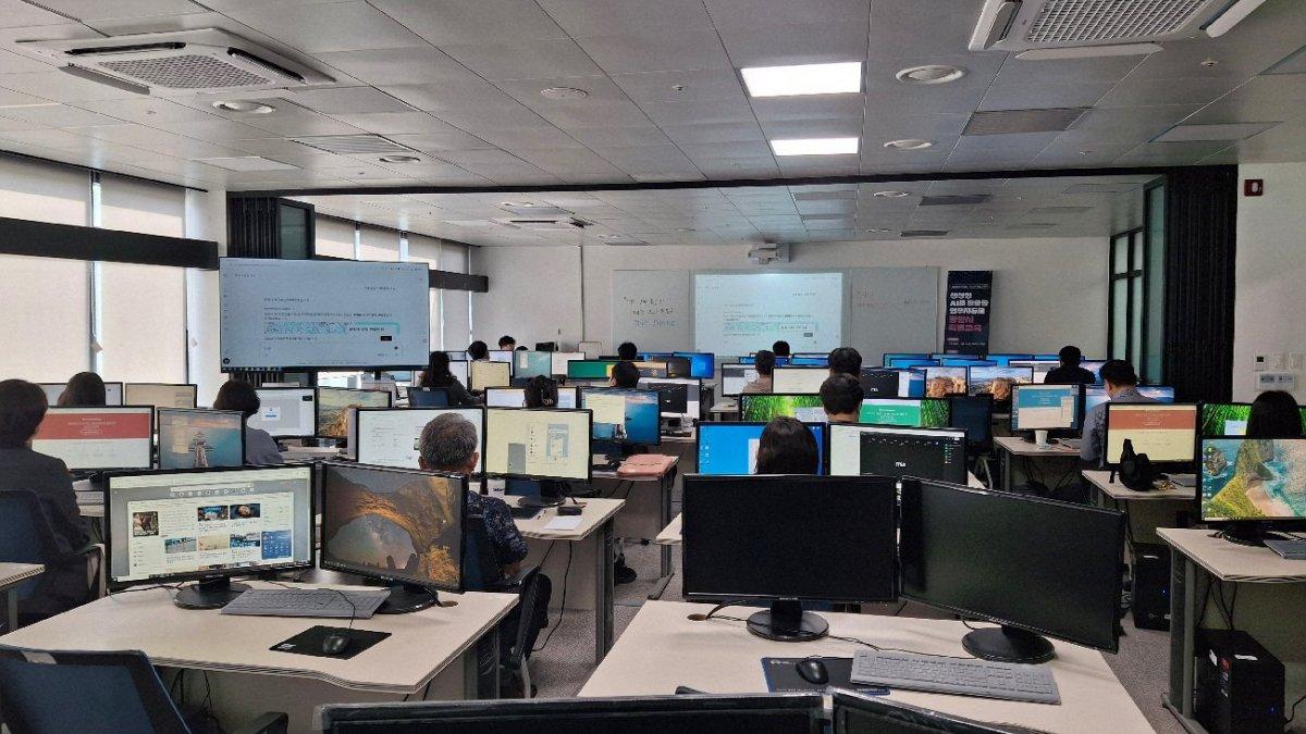 -생성형 인공지능AI 활용 업무자동화 교육 사진 광양시청