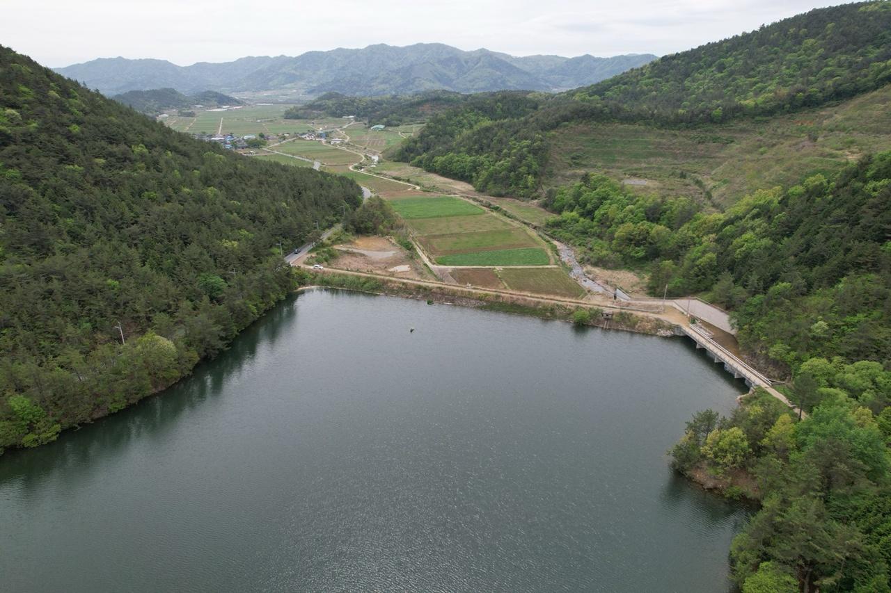 -강진군 군동면 화산리 화산저수지 사진 강진군