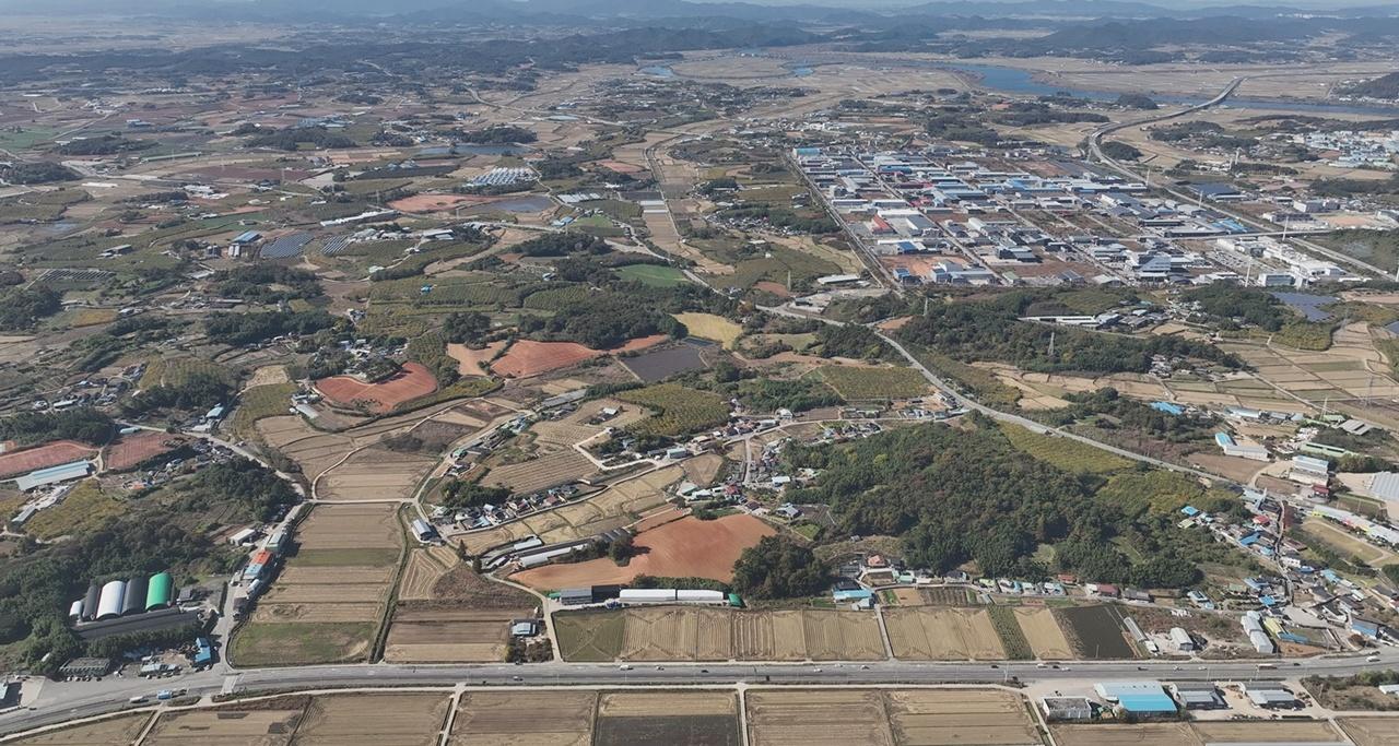 -나주시 왕곡면 인공태양 연구시설 예정 부지 전경 사진 나주시