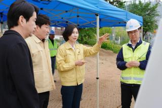 [NSP NEWS Image]윤영미 오산시장 권한대행, 핵심 도로사업 현장 점검