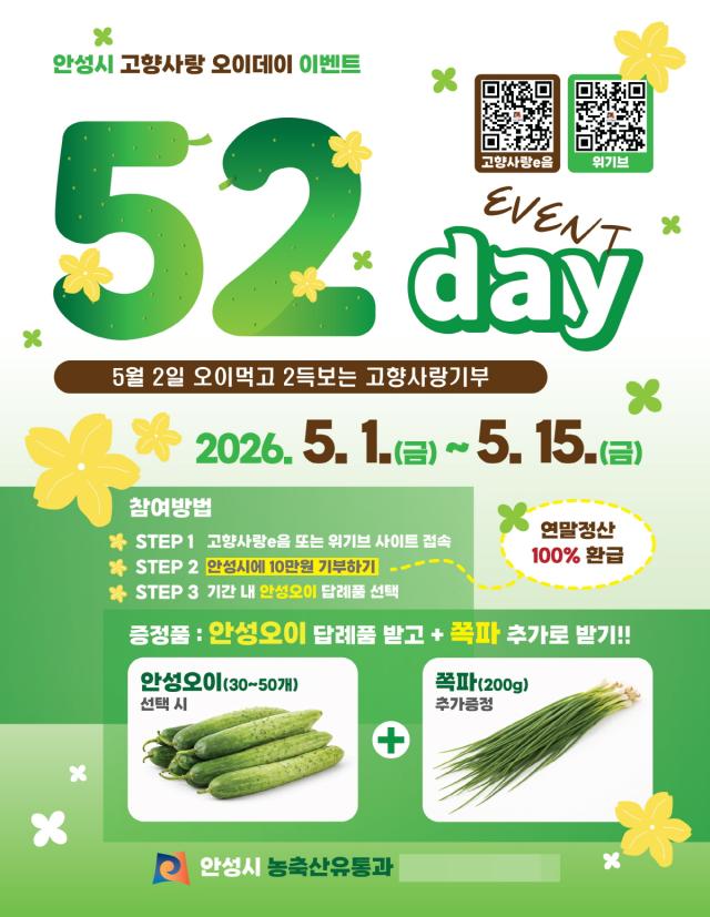 [NSP NEWS Image]안성시 고향사랑기부제 5월 행사 추진