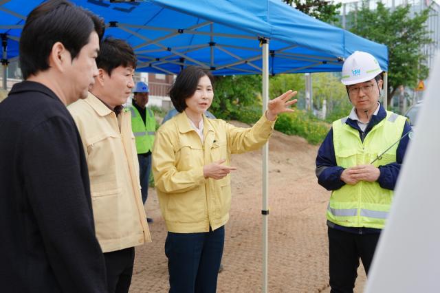 [NSP NEWS Image]윤영미 오산시장 권한대행 핵심 도로사업 현장 점검