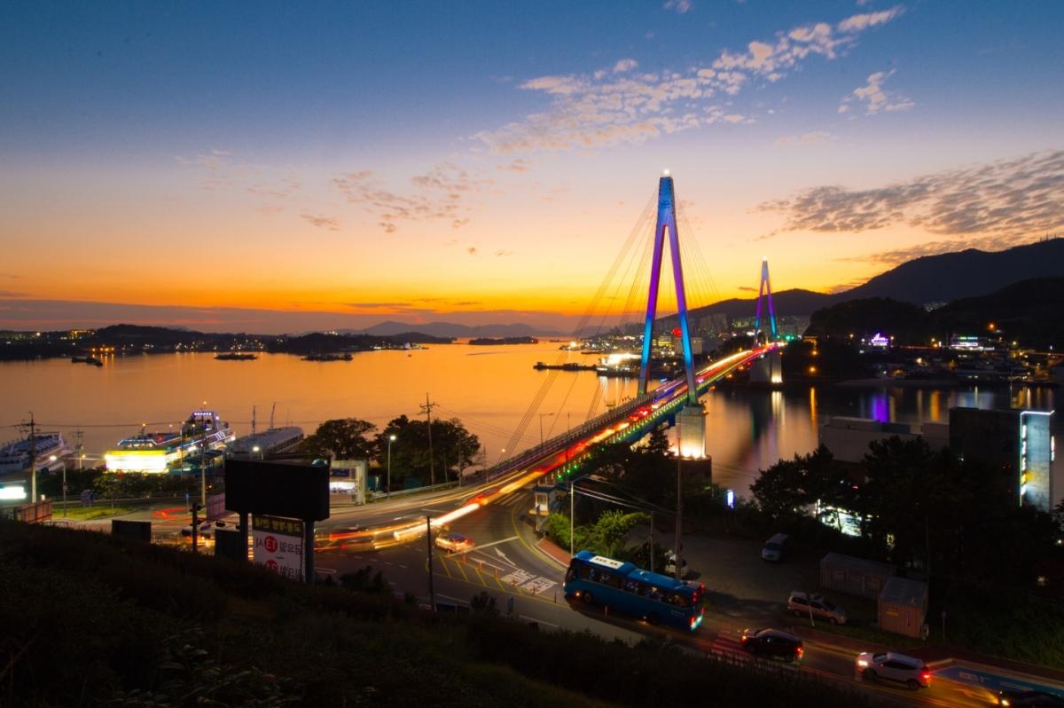 -여수 돌산대교 전경 사진 여수시