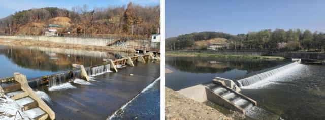 [NSP NEWS Image]용인시 모현읍 하마산보 재설치 완료안정적 농업용수 공급 기반 구축