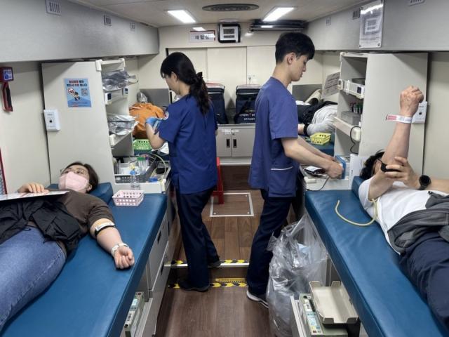 [NSP NEWS Image]생명 살리는 한 방울의 힘 구례군 봄철 혈액난 해소 위한 대규모 헌혈 동참 이어져